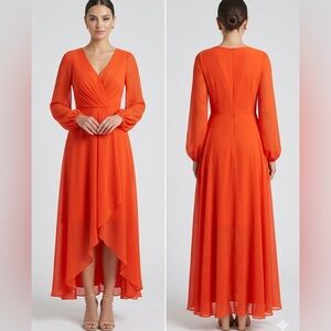 LAVETIR WOMAN Orange Dress